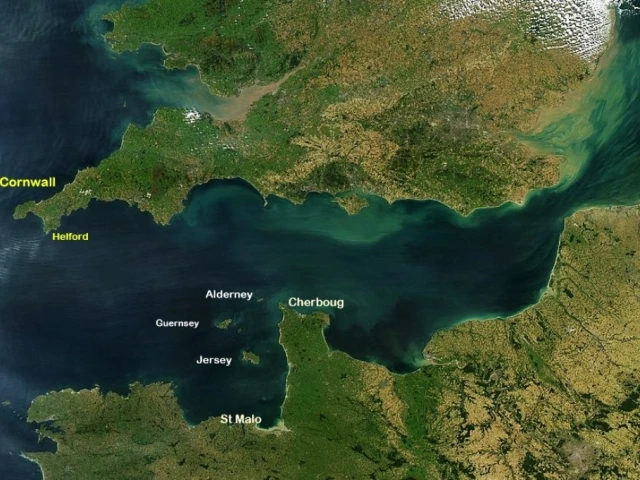 Channel Islands from satellite